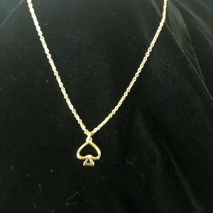 Kate Spade ♠️ Spade Necklace 15”-18” NWOT